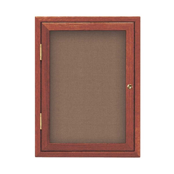 Sliding Glass Door Radius Letterboard, 72"x48", Black/Blue Vinyl